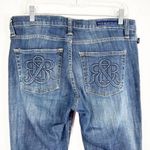 Rock & Republic Rock Republic Size 12 Jeans Slim Straight Blue Denim Embossed Pockets 275 Photo 1