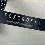 Foxcroft  Black Polka Dot Blouse size 6P NWT Photo 2