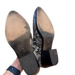 Intentionally Blank Black White Snakeskin Ankle Booties 10 Photo 6