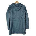 Columbia Arcadia II Teal Blue Full Zip Hooded Rain Jacket S Photo 1