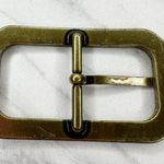 Rhinestone Studded Gold Tone Belt Buckle Photo 5