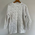 United States Sweaters 🦋  White Knit Pullover Crewneck Sweater Vintage Large Photo 0