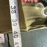 Blue Uno Green Floral Scarf Made in India Boho Photo 4