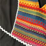 🌼 BloomChic Embroidered Boho Midi Dress – Size 18/20 – 42” Length Black Photo 2