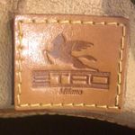 ETRO Milano Red Paisley Vachetta Leather Drawstring Bucket Shoulder Bag Photo 9