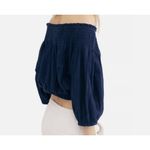 We The Free  People Dancing Till Dawn Off Shoulder Peasant Crop Top Size Medium 1 Photo 1