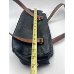 Fossil  Coronado Pebbled Leather Black/Brown Hand Bag‎ East West Photo 13