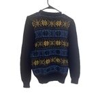 Glendale Wool Shop Women's Size Medium Blue Nordic Scotland Sweater Photo 4