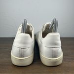 ZARA Women's White Leather Casual Sneaker size 38 (7.5) Photo 3