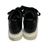 Alexander McQueen Black Leather Platform Sneakers Sz. 39.5 (US 9.5) Photo 4