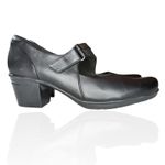 Clarks  Collection Women's 8.5 Emslie Lulin‎ Mary Jane Pumps Black Comfort Heels Photo 1