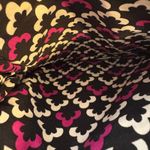 Vera Bradley  Ribbons Pattern Small Crossbody Bag Quilted Cotton Black Pink Gray Photo 3