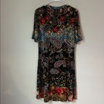 Johnny Was  Womens THE JANIE FAVORITE ELBOW SLEEVE MOCK NECK DRESS Sz Lg Photo 6