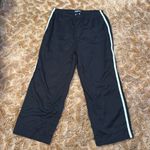 Lands’ End Black Pants with White Stripe Size M Size M Photo 2
