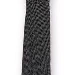 Lulus Dress Women Sz S Navy Blue White Polka Dot Off the Shoulder Maxi Slit Photo 0