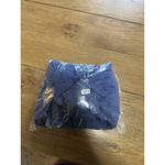 Curations Size XS/S Embroidered Boho Kimono Topper Cardigan Open Front Peasant Blue Photo 7