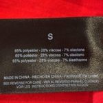 Skinny Girl stretch slub jersey knit side ruched tank top red S Photo 8