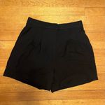 H&M  Black High Waisted Women's Dress Shorts Photo 0