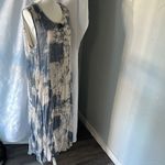 Simply Couture  Blue and Cream Maxi Dress Photo 1