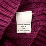Old Navy Maternity Purple Knit Hooded Sweater Photo 6