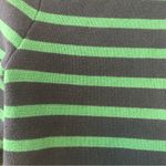 Banana Republic  navy blue and green striped nautical knit blazer size small Photo 14