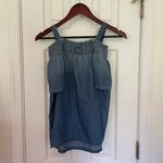 Current/Elliott Madeline Denim Off Shoulder Tunic Photo 6