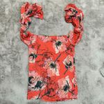 We The Free  People Top XS Birds of Paradise‎ Off The Shoulder Bell Sleeve Boho Photo 12