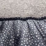 Craft And Barrow Button Blouse Size 3X Polka Dot Stretchy Casual Oversized Comfy Black Photo 6