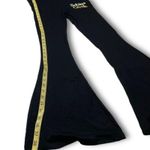 Schitt’s Creek NWT Official Black Flared Knit Yoga Pants Elastic Waist New XS Photo 7