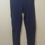 Lululemon Womens Running Zip Pocket Gray Carolina Blue Waisted Band Tigh… Photo 0