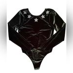 Victoria's Secret NWOT Victoria’s Secret Sport Dark Green Velvet Velour Leotard Bodysuit Photo 1