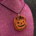 Kawaii Orange Pumpkin Black Necklace Fall Fashion Halloween Costume Emo Gothic Photo 8