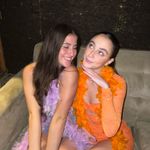 SheIn Orange sparkle dress Photo 2