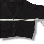 Banana Republic Black Button Cotton Knit Sweater Photo 1