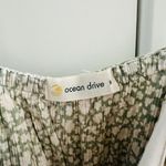 Ocean Drive Sage Green Floral Ruffle Crop Top Photo 1