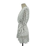 La Maison Talulah Something About You Mini Dress in White Black Polka Dot‎ Print Size 6 Photo 5
