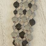 White House | Black Market Multi chain silver plated and gray chain bracelet, Photo 5
