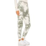 525 America 525 French Terry Tie Dye Joggers in Sage Multi Small Womens Sweatpants Photo 2