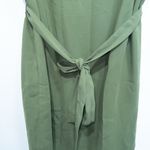 J.Crew New Olive Green Belted T-Shirt Dress Size 14 Photo 3
