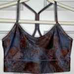 Fabletics Size Small Emersyn Reversible Bralette Browns and Blues Strappy Back Photo 1