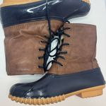 Sporto Alice Navy and Tan Duck Boots Size 8M Photo 5