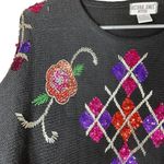 Victoria Jones Vintage  Petites Sequins Beaded Sweater‎ Photo 5