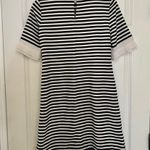 NY&C New York & Company Black & White MOD Stretch Shift Dress Size Small Photo 1