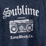 Sublime Washed Blue Graphic T Shirt Cotton Short Sleeves Tee Women’s Large NEW Photo 2