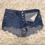 Free People Distressed Denim Shorts Photo 1