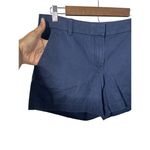 J.Crew J.‎ Crew Women 8 Classic Casual Chino Navy Blue Shorts Casual Preppy Travel Photo 1