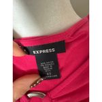 EXPRESS Y2K Barbie Pink Keyhole Top Size XS Photo 3