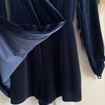 Urban Outfitters Blue Velvet Romper Photo 3