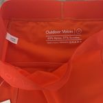 Outdoor Voices NWT SuperForm 5” Logo Waist Bike Shorts Neon Orange Size Small Photo 3