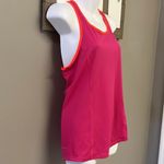 Nike  Women’s Dri-fit Fuchsia Pink/Orange Athletic Striped Tank Top-Sm (Hole) Photo 1